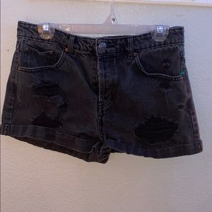 Forever 21 Black Jean Shorts